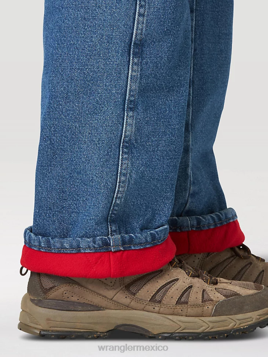 ropa mx Wrangler hombres jean térmico resistente al desgaste lavado a la piedra (33213sw) 62D6196