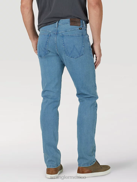 ropa mx Wrangler hombres jeans flexibles de corte atlético wyatt (112317148) 62D6176