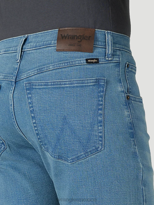 ropa mx Wrangler hombres jeans flexibles de corte atlético wyatt (112317148) 62D6176