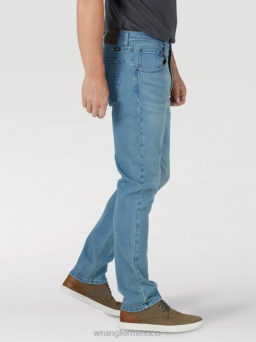 ropa mx Wrangler hombres jeans flexibles de corte atlético wyatt (112317148) 62D6176