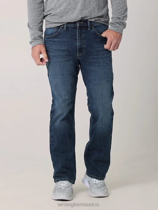 ropa mx Wrangler hombres jeans holgados con corte tipo bota dunn (112326186) 62D6106