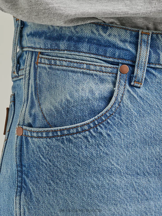 ropa mx Wrangler hombres jeans holgados desgastados llanuras (112332241) 62D6144