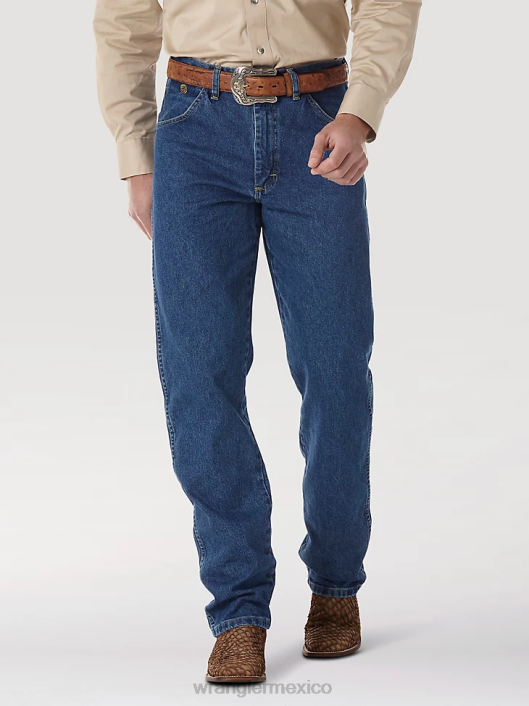 ropa mx Wrangler hombres jeans rectos ajustados premium de cinco estrellas Clayton (92sswcy) 62D6158