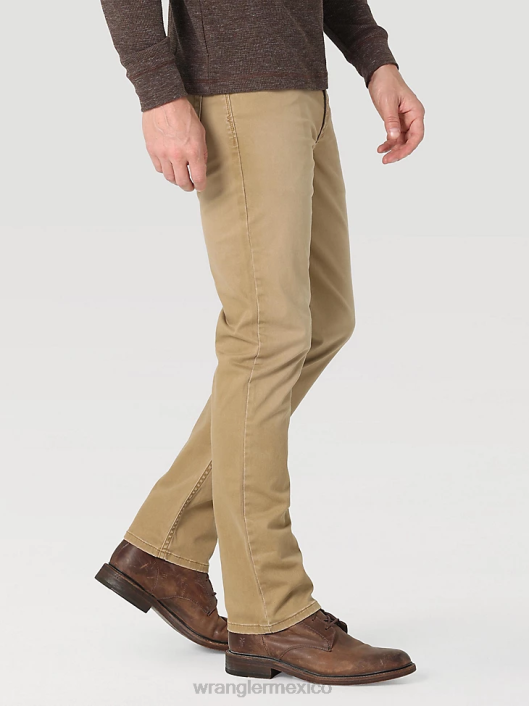 ropa mx Wrangler hombres jeans rectos ajustados premium de cinco estrellas bellota (112325352) 62D6161