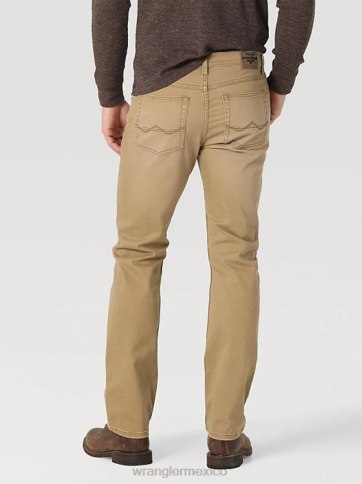ropa mx Wrangler hombres jeans rectos ajustados premium de cinco estrellas bellota (112325352) 62D6161