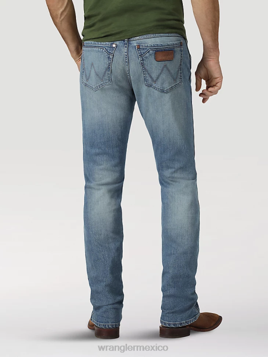 ropa mx Wrangler hombres jeans retro ajustados con pernera recta jacksboro (88mwzjk) 62D631