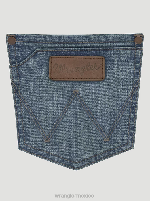 ropa mx Wrangler hombres jeans retro ajustados con pernera recta jacksboro (88mwzjk) 62D631