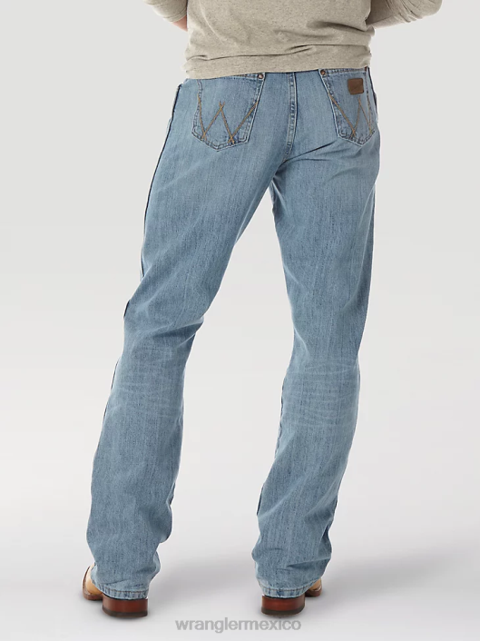 ropa mx Wrangler hombres jeans retro con corte tipo bota y corte relajado cresta (wrt20cr) 62D640