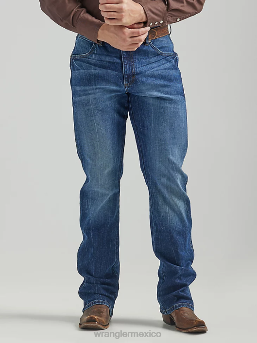 ropa mx Wrangler hombres jeans retro con corte tipo bota y corte relajado elmont (112325785) 62D644