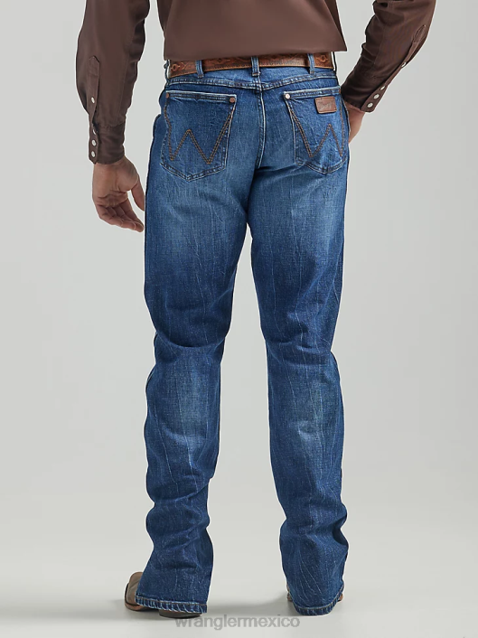 ropa mx Wrangler hombres jeans retro con corte tipo bota y corte relajado elmont (112325785) 62D644