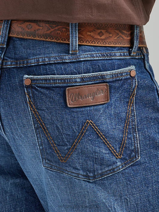 ropa mx Wrangler hombres jeans retro con corte tipo bota y corte relajado elmont (112325785) 62D644
