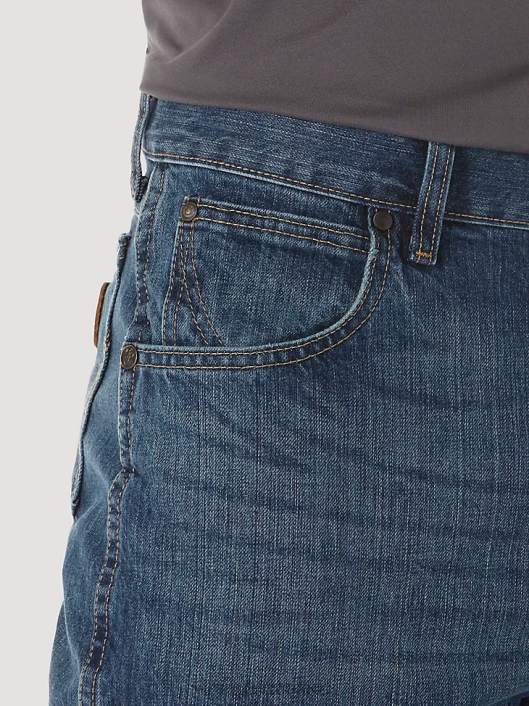 ropa mx Wrangler hombres jeans retro con corte tipo bota y corte relajado lavado tb (wrt20tb) 62D642