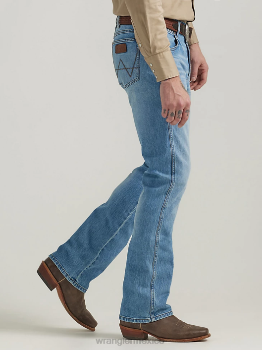 ropa mx Wrangler hombres jeans retro con corte tipo bota y corte slim código (112330335) 62D612