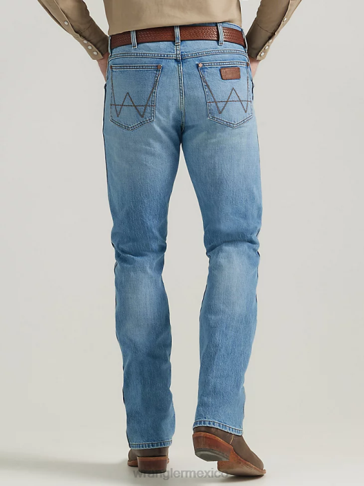 ropa mx Wrangler hombres jeans retro con corte tipo bota y corte slim código (112330335) 62D612