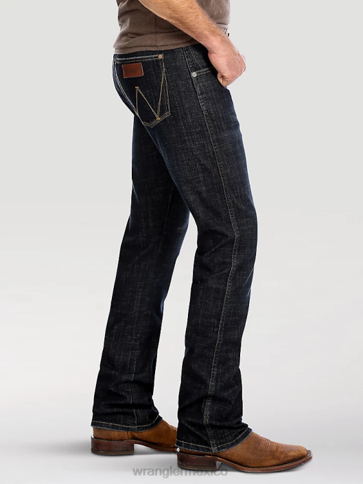 ropa mx Wrangler hombres jeans retro con corte tipo bota y corte slim dax (77mwzdx) 62D64