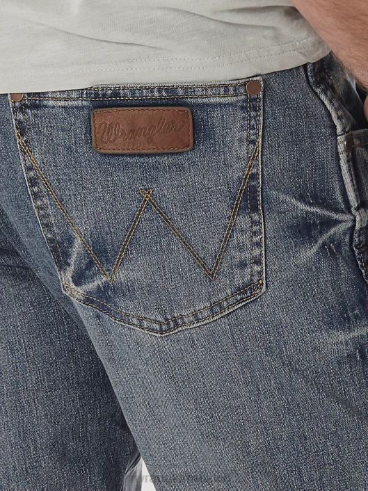 ropa mx Wrangler hombres jeans retro con corte tipo bota y corte slim greeley (77mwzgl) 62D65