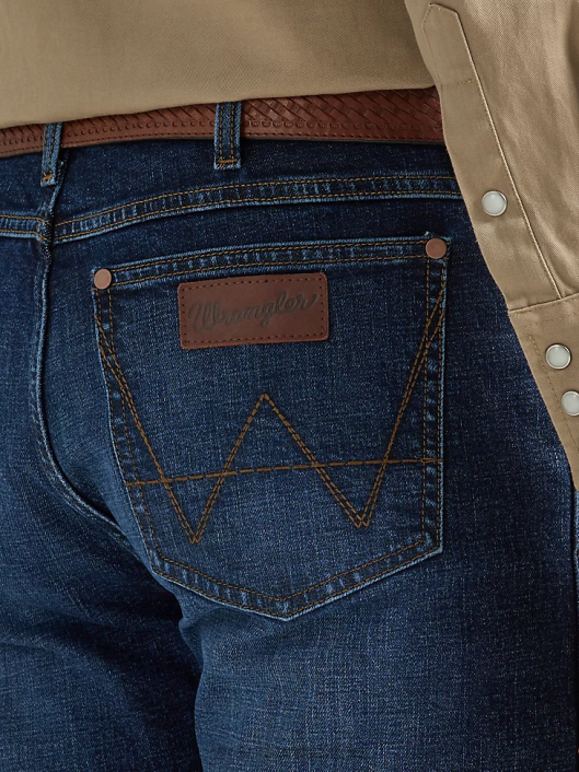 ropa mx Wrangler hombres jeans retro con corte tipo bota y corte slim holsteiner (112332505) 62D611