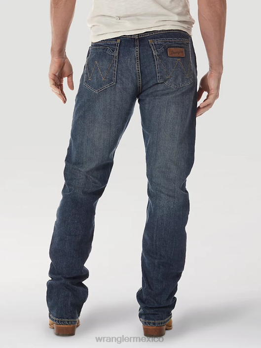 ropa mx Wrangler hombres jeans retro con corte tipo bota y corte slim layton (wlt77ly) 62D62