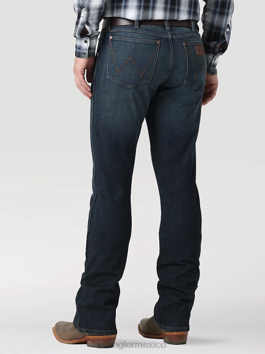 ropa mx Wrangler hombres jeans retro con corte tipo bota y corte slim madera (112323402) 62D610