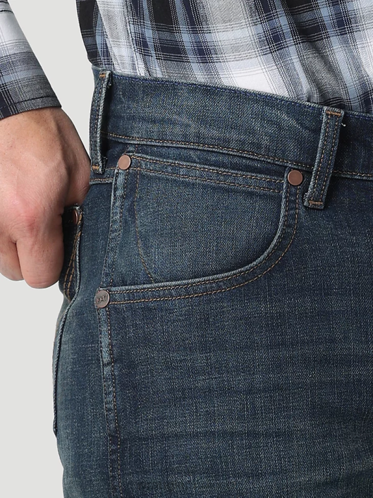 ropa mx Wrangler hombres jeans retro con corte tipo bota y corte slim madera (112323402) 62D610