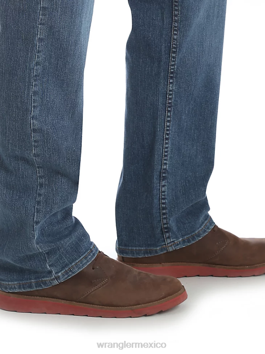ropa mx Wrangler hombres mezclilla premium de cinco estrellas flexible para mayor comodidad jean de ajuste relajado pizarra (97fxvst) 62D684