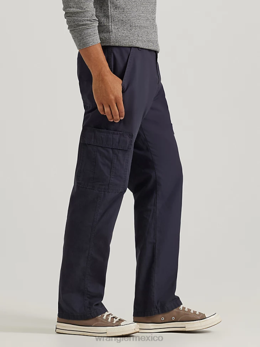 ropa mx Wrangler hombres pantalones cargo relajados auténticos azul marino (10zm6lgnv) 62D6242