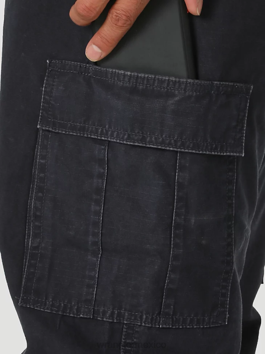 ropa mx Wrangler hombres pantalones cargo relajados auténticos azul marino (10zm6lgnv) 62D6242