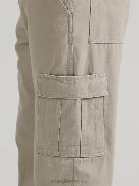 ropa mx Wrangler hombres pantalones cargo relajados auténticos polvo caqui (10zm6lgkd) 62D6241