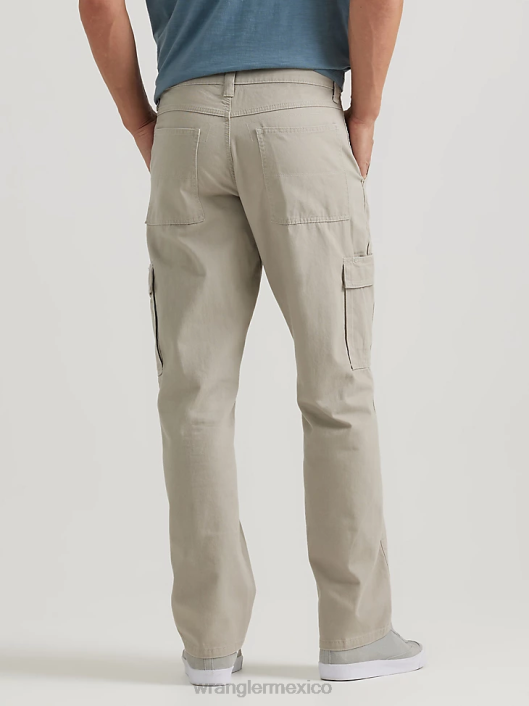 ropa mx Wrangler hombres pantalones cargo relajados auténticos polvo caqui (10zm6lgkd) 62D6241