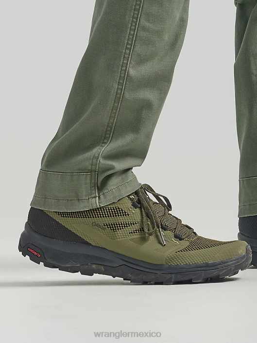 ropa mx Wrangler hombres pantalón atg de cinco bolsillos oliva polvoriento (112331043) 62D6637