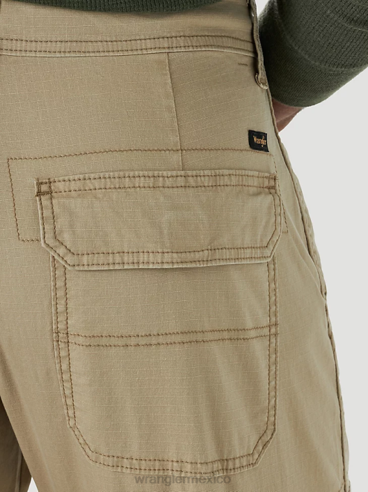 ropa mx Wrangler hombres pantalón cargo caqui (10mgw90kh) 62D6212