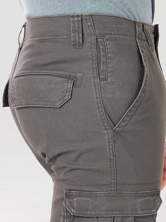 ropa mx Wrangler hombres pantalón cargo cónico flexible asfalto (70dywas) 62D6225