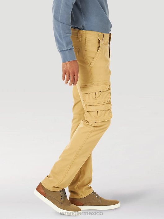 ropa mx Wrangler hombres pantalón cargo cónico flexible cosecha (70dywhv) 62D6226