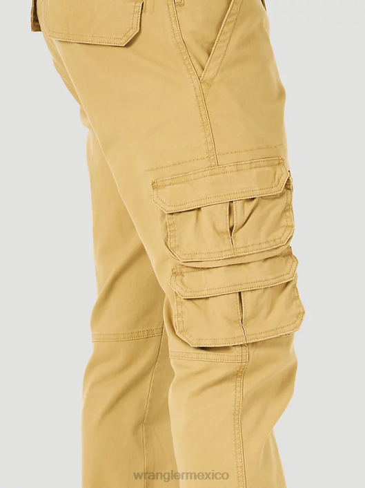 ropa mx Wrangler hombres pantalón cargo cónico flexible cosecha (70dywhv) 62D6226