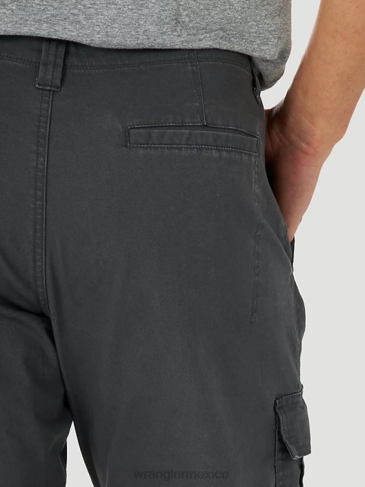 ropa mx Wrangler hombres pantalón cargo flexible de ajuste relajado premium de cinco estrellas antricita (70abwah) 62D6222