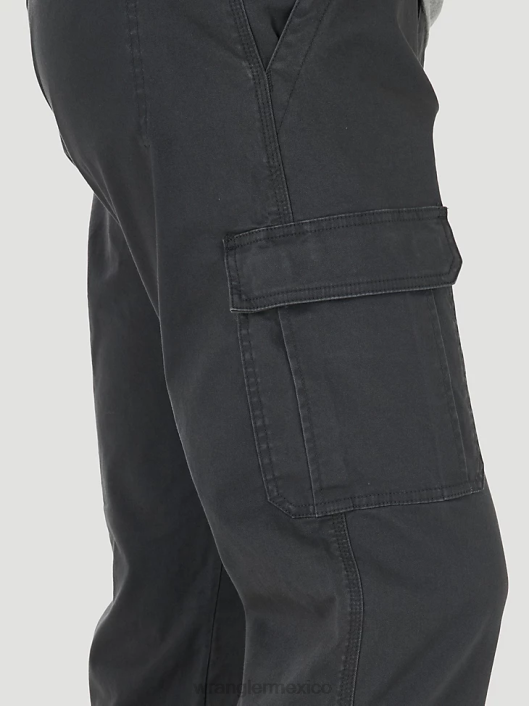 ropa mx Wrangler hombres pantalón cargo flexible de ajuste relajado premium de cinco estrellas antricita (70abwah) 62D6222