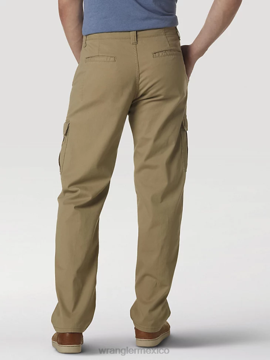 ropa mx Wrangler hombres pantalón cargo flexible de ajuste relajado premium de cinco estrellas olmo (70abwew) 62D6219