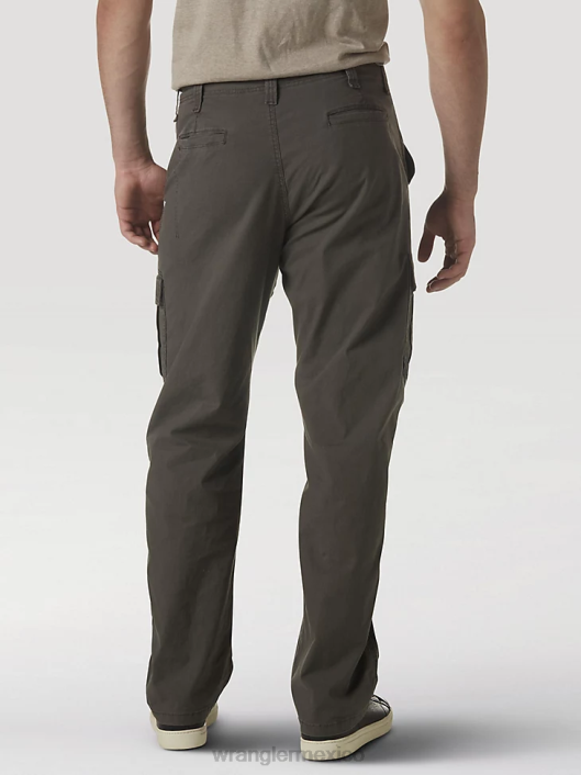 ropa mx Wrangler hombres pantalón cargo flexible de ajuste relajado premium de cinco estrellas verde oliva (70abwod) 62D6221