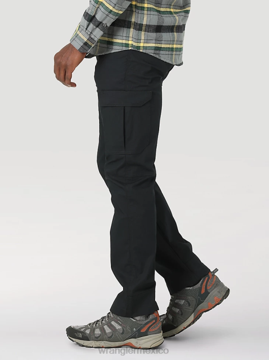 ropa mx Wrangler hombres pantalón cargo gama atg negro azabache (112323453) 62D6239