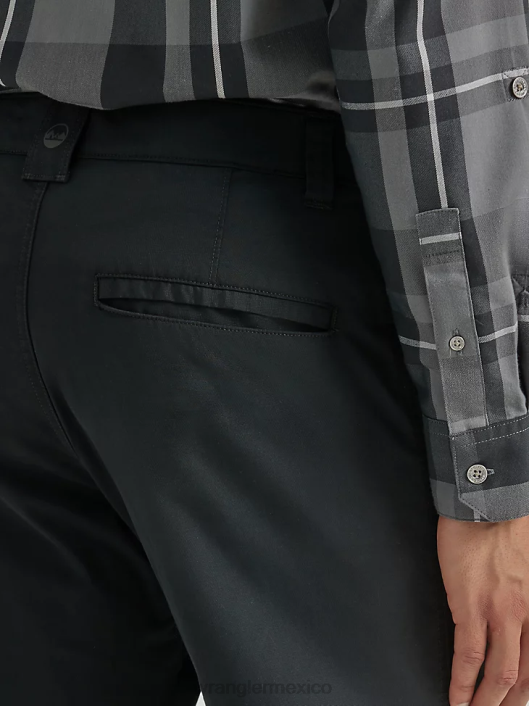 ropa mx Wrangler hombres pantalón chino al aire libre negro azabache (112343348) 62D6249