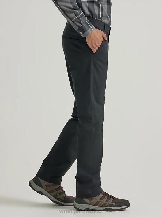 ropa mx Wrangler hombres pantalón chino al aire libre negro azabache (112343348) 62D6249