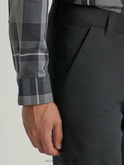 ropa mx Wrangler hombres pantalón chino al aire libre negro azabache (112343348) 62D6249