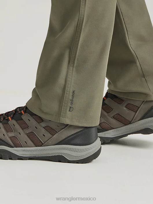 ropa mx Wrangler hombres pantalón chino al aire libre oliva polvoriento (112343358) 62D6252