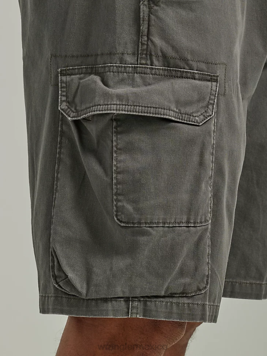 ropa mx Wrangler hombres pantalón corto cargo apilado premium de cinco estrellas verde oliva (112336364) 62D6534