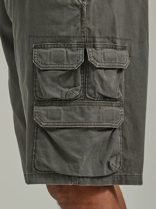 ropa mx Wrangler hombres pantalón corto cargo apilado premium de cinco estrellas verde oliva (112336364) 62D6534