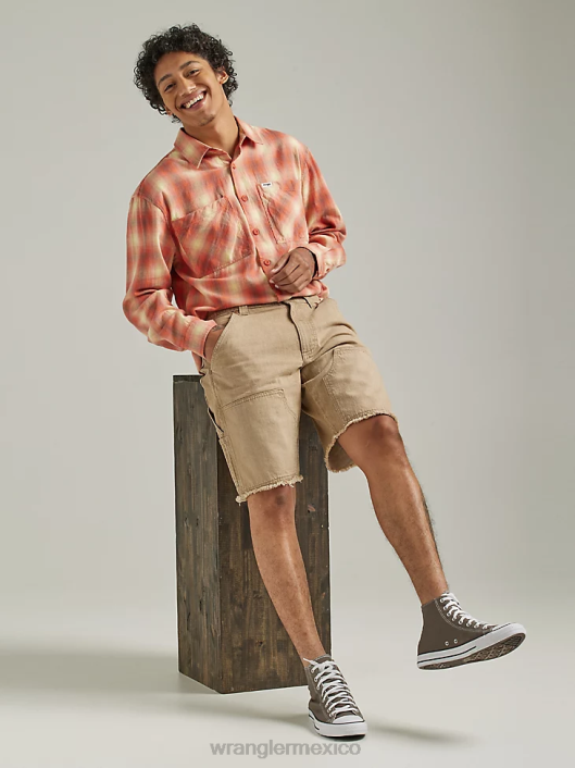 ropa mx Wrangler hombres pantalón corto cargo con cintura cómoda Authentics artemisa (10zm980sb) 62D6564