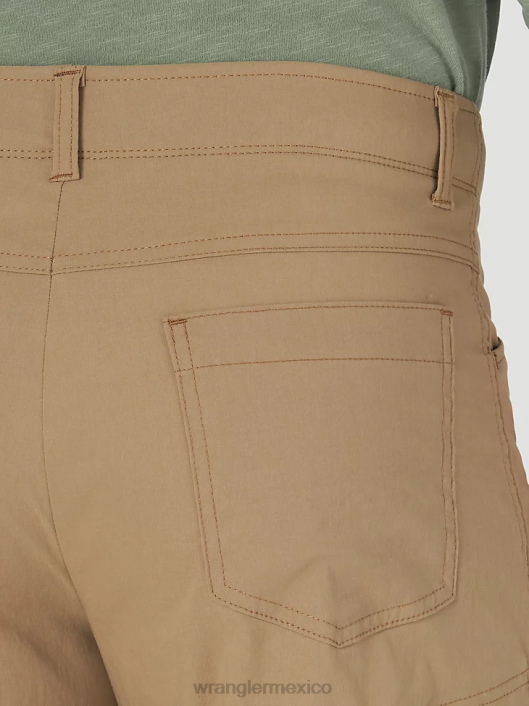 ropa mx Wrangler hombres pantalón corto cargo con cintura cómoda Authentics bronce (10zm980bz) 62D6566