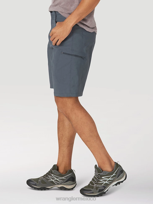ropa mx Wrangler hombres pantalón corto cargo con cintura cómoda Authentics granito (10zm980gt) 62D6567