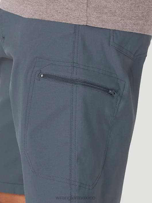 ropa mx Wrangler hombres pantalón corto cargo con cintura cómoda Authentics granito (10zm980gt) 62D6567