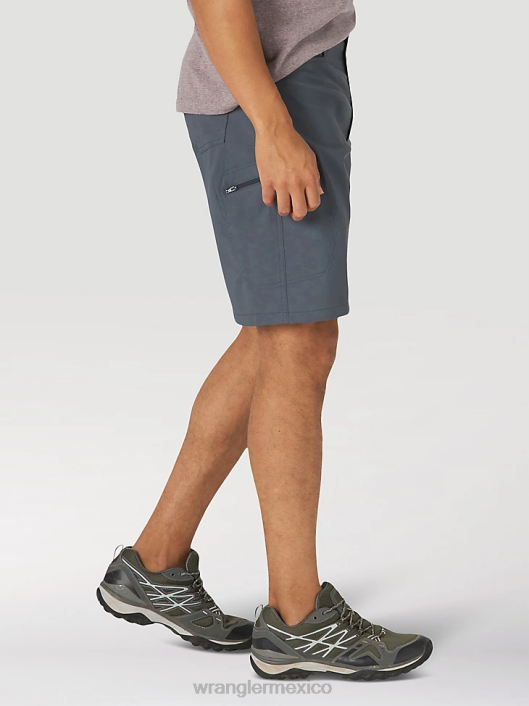ropa mx Wrangler hombres pantalón corto cargo con cintura cómoda Authentics granito (10zm980gt) 62D6567